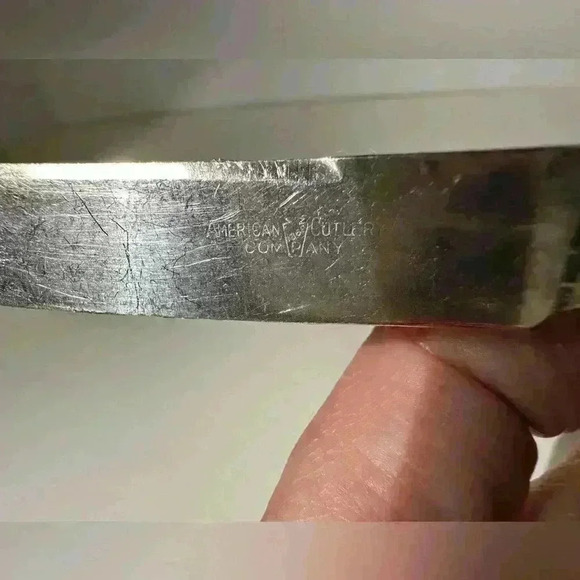 American Cutlery Co. Mother Of Pearl Handle Fruit Knives - Set of 2 - 6” - Picture 5 of 5